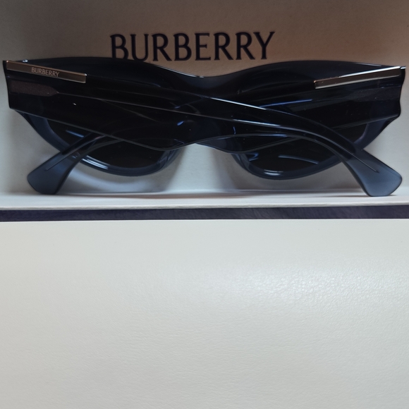 Burberry Women's Dark Blue Sunglasses - Picture 2 of 4